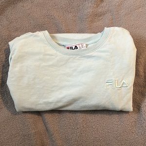 Pale Blue Fila Crewneck